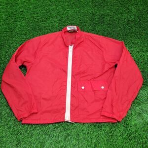 Vintage 80s Windbreaker Jacket M/L 22x25 Baggy Boxy
